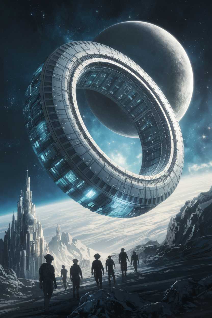 The cover features a dark and futuristic sci-fi aesthetic that may not be appealing to young children. While it is visually striking, it lacks bright, cheerful colors and friendly-looking characters.